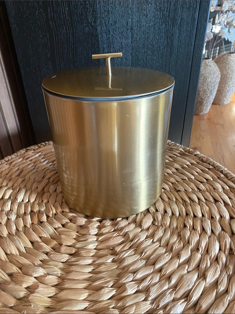 Threshold Brushed Gold Stainless Steel Ice Bucket